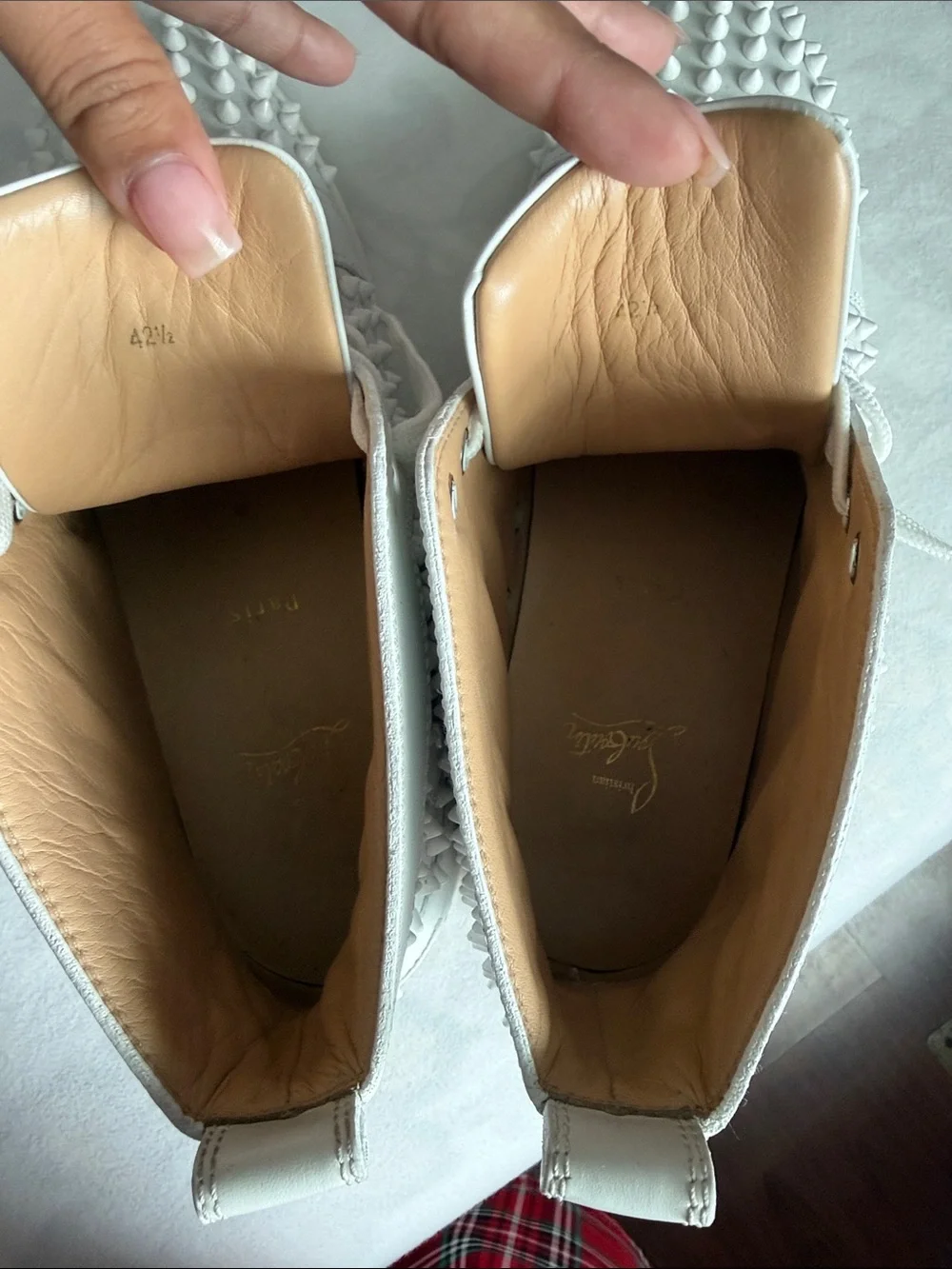 Christian Louboutin bold white